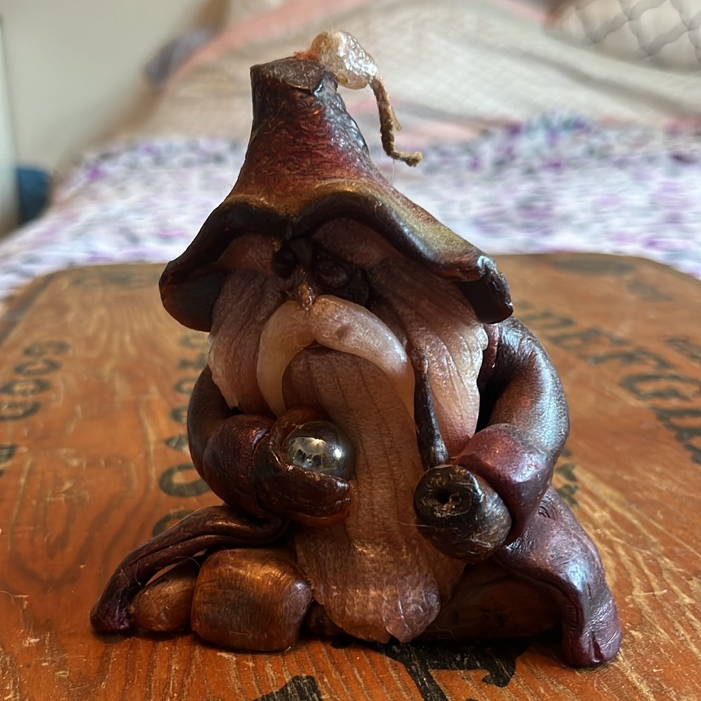 🧙🏽‍♂️WATERCOURSE WAX WORKS WIZARD TRULLS VINTAGE 1975🕯️CANDLE BY RICK BEDORE - Picture 15 of 16